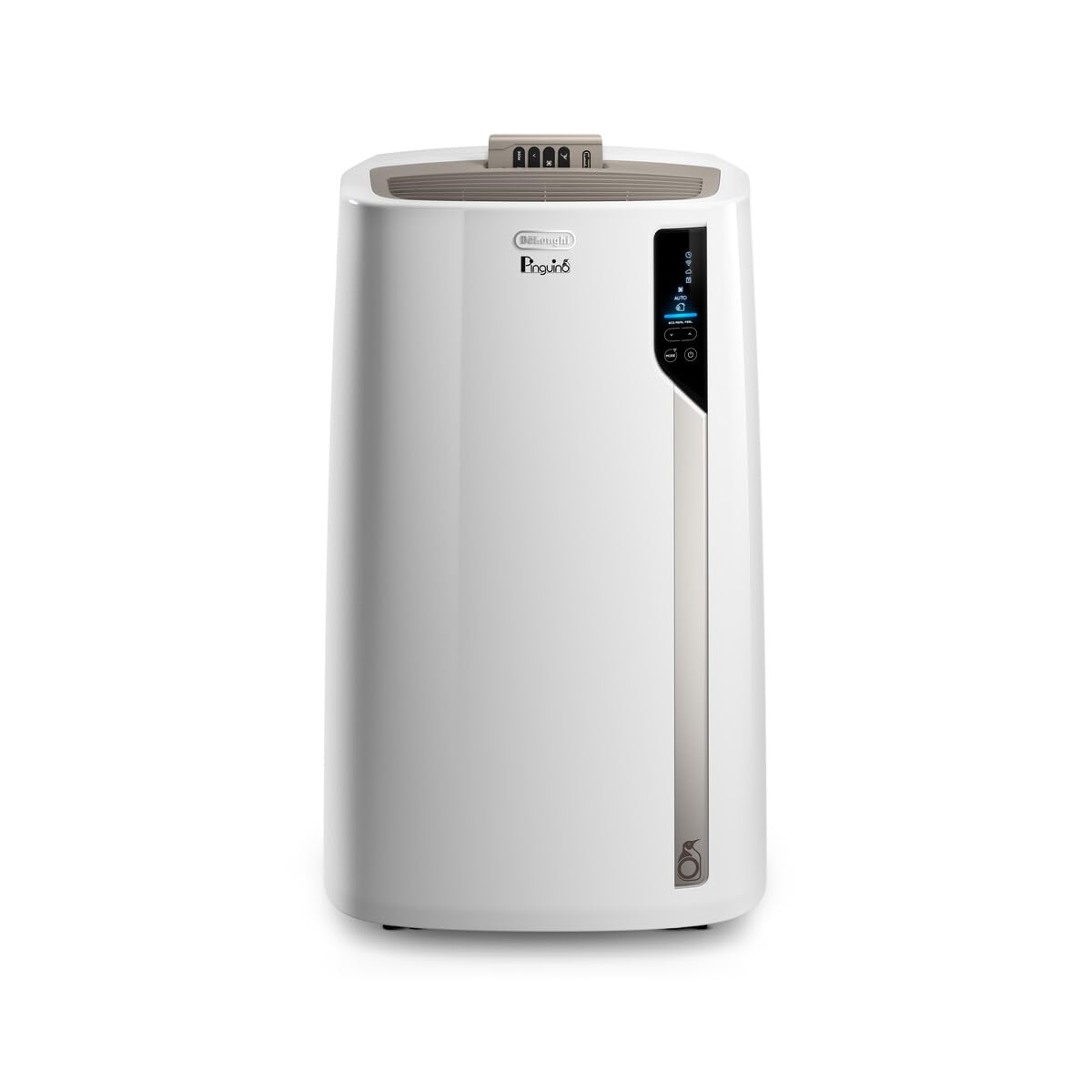 De'Longhi Pinguino Compact ES72 YOUNG, Mobiles Klimagerät, 8.300 BTU/h, für Räume bis zu 60m3, Entfeuchtungsfunktion, 24-Stunden-Timer, Energieeffizienzklasse A, Weiß