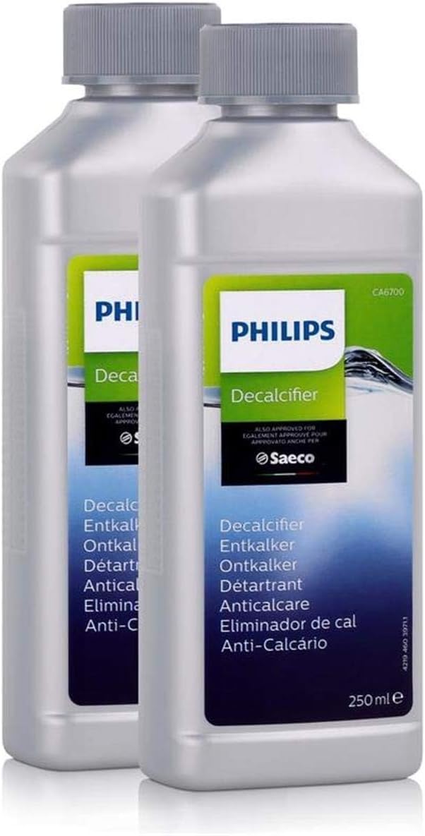 Philips AquaClean Filter, Kalkschutz, natürliche Kalkentfernung, verbesserter Kaffeegeschmack, einfache Installation, bis zu 5.000 Tassen ohne Entkalken, Click&Go-System, 2x Filter im Set (CA6903/22)