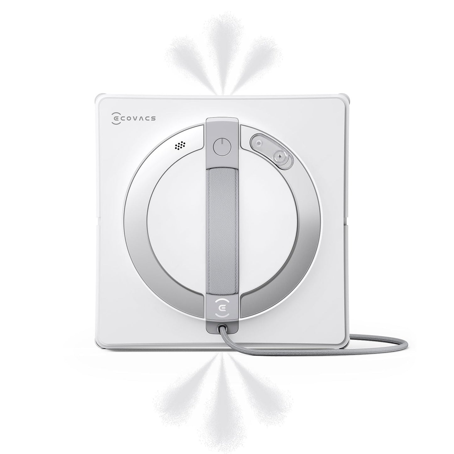 ECOVACS WINBOT W2 PRO Omni Fensterputzroboter mit 6-in-1 Multifunktionsstation, Aufladen im Betrieb, 3-Düsen-Sprühkopf, 12-Stufen-Schutz, Win-SLAM 4.0 Pfadplanung, Weiß