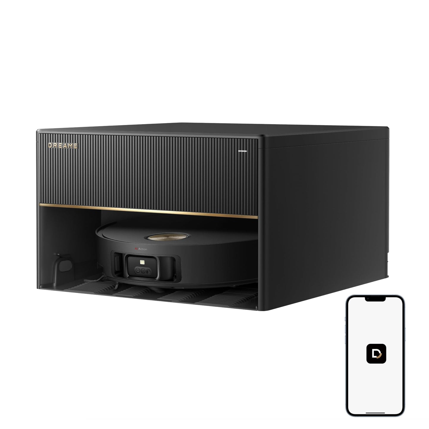 dreame X50 Ultra Complete Saugroboter mit Wischfunktion,20.000Pa Saugkraft,6 cm Hindernisfreiheit, mit Wischfunktion&Hebarem Wischmopp,KI-Hindernisvermeidung und 360° Navigation