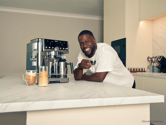 Ninja Luxe Café Premier 3-in-1 Espresso Machine, Drip Coffee, & Rapid Cold Brew | Built-in Coffee Grinder, Hands-Free Milk Frother, Assisted Tamper for Cappuccinos & Lattes | Gunmetal | ES601GM