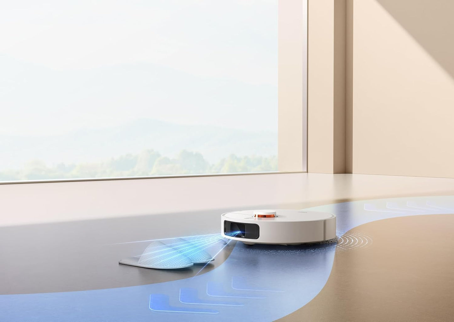 Xiaomi Robot Vacuum X20+ Saugroboter mit Absaugstation und 4L/4L Frisch- & Altwassertank - 2 rotierende, Auto-Trocknung Wischmops, Bis 280m² wischen, 6000Pa Saugkraft, LDS-Navigation, Alle Bodentypen