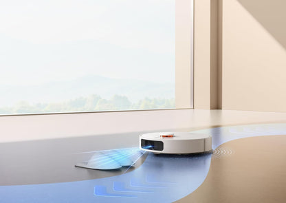 Xiaomi Robot Vacuum X20+ Saugroboter mit Absaugstation und 4L/4L Frisch- & Altwassertank - 2 rotierende, Auto-Trocknung Wischmops, Bis 280m² wischen, 6000Pa Saugkraft, LDS-Navigation, Alle Bodentypen