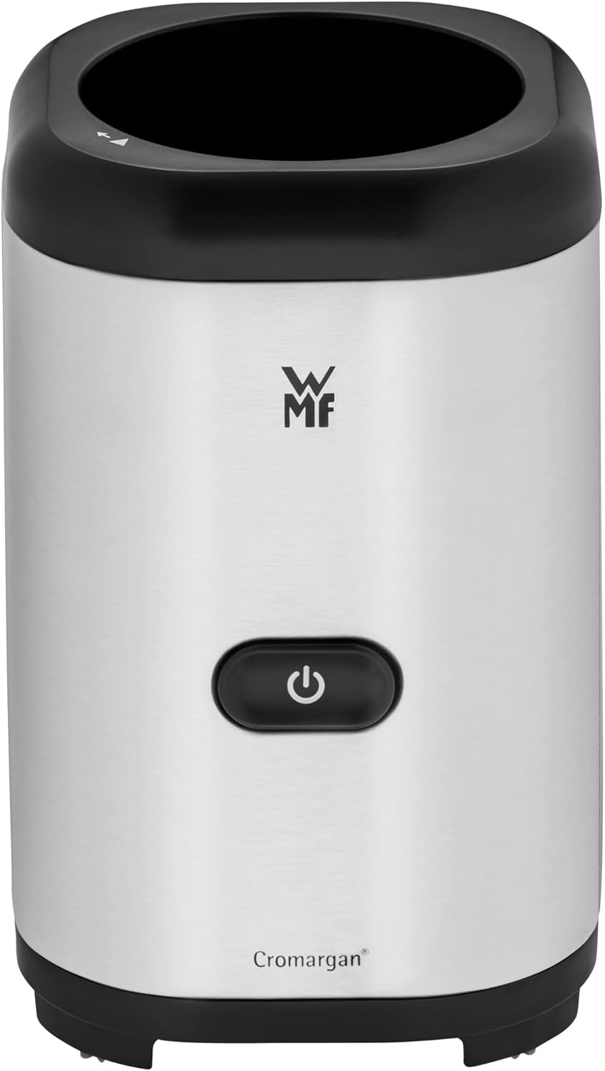 WMF Kult X Mix & Go Mini Smoothie Maker, Standmixer, Blender elektrisch, Shake Mixer 300 Watt Leistung, Tritan-Kunststoff Flasche 600ml, auslaufsicherer Schraubdeckel, rutschfeste Füße, Silber/Schwarz