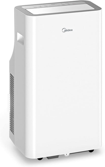 Midea Mobiles Klimagerät Silent Cool 26 Pro, 9000 BTU 2,6kW, Kühlen&Ventilieren&Entfeuchten, Raumgröße bis 88m³(33㎡), Mobile Klimaanlage mit Abluftschlauch, Weiß