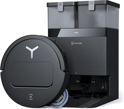 ECOVACS DEEBOT T50 PRO Omni Saugroboter mit Wischfunktion, Ausfahrende Seitenbürste und Wischmopp, 15.000 Pa, T30 PRO OMNI-Upgrade, Auto Zugabe von Reinigungslösung, Moppwäsche mit 75°C heißem Wasser