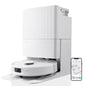 roborock Qrevo Serie Saugroboter mit Wischfunktion, 8000Pa Saugkraft(verbessert von Qrevo S), Anti-Verfilzungs-Seitenbürste, Hindernisvermeidung, LiDAR-Navigation, All-in-One Dock, Weiß(QV 35A Set)