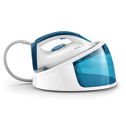 Philips PerfectCare 6000 Series Dampfbügelstation, Leistungsstarker Dampf, Kompaktes Design, 1,8L Abnehmbarer Wassertank, SteamGlide Advanced Bügelsohle (PSG6064/80)