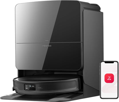 roborock Saros 10R Saugroboter mit Wischfunktion&angebbarem Wischmopp, 7,98cm Ultra-Slim Design, StarSight System 2.0, Zero-Tangle System