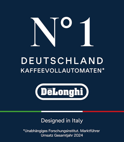 De'Longhi Magnifica S ECAM 22.110.B Kaffeevollautomat mit Milchaufschäumdüse für Cappuccino, mit Espresso Direktwahltasten und Drehregler, 2-Tassen-Funktion, 1,8 Liter Wassertank, Schwarz/Silber