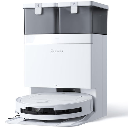 ECOVACS DEEBOT T50 PRO Omni Saugroboter mit Wischfunktion, Ausfahrende Seitenbürste und Wischmopp, 15.000 Pa, T30 PRO OMNI-Upgrade, Auto Zugabe von Reinigungslösung, Moppwäsche mit 75°C heißem Wasser