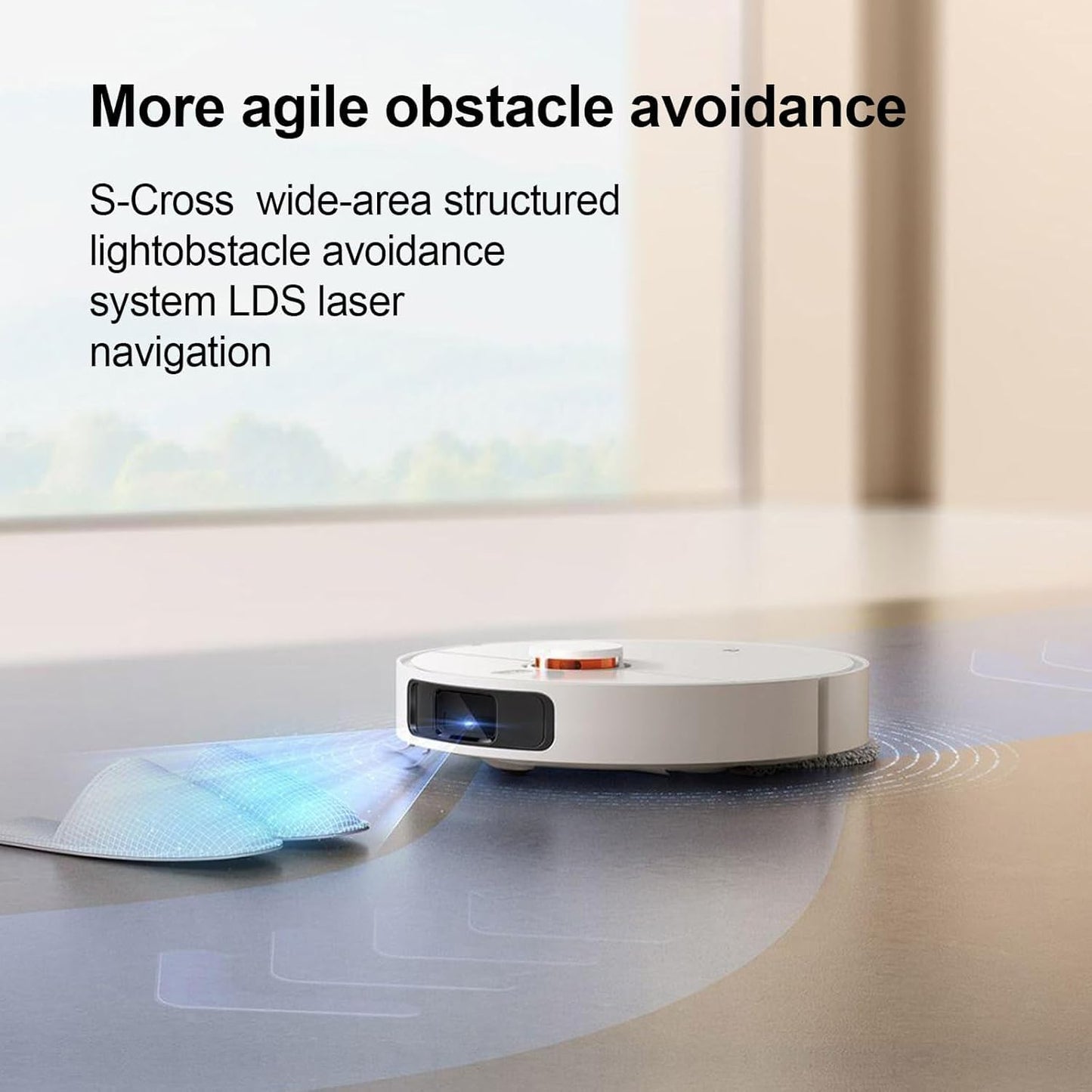 Xiaomi Robot Vacuum X20+ Saugroboter mit Absaugstation und 4L/4L Frisch- & Altwassertank - 2 rotierende, Auto-Trocknung Wischmops, Bis 280m² wischen, 6000Pa Saugkraft, LDS-Navigation, Alle Bodentypen