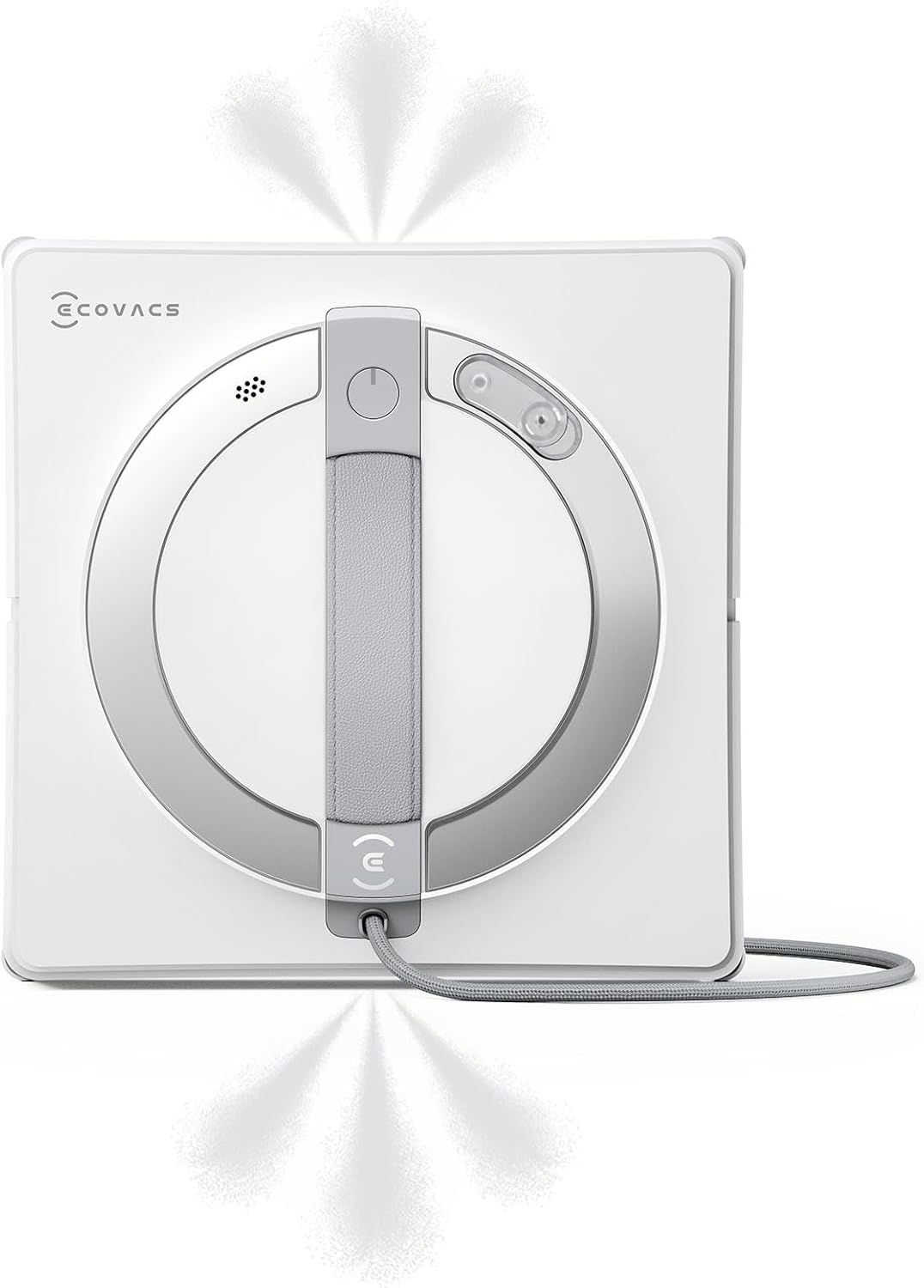 ECOVACS WINBOT W2 PRO Fensterputzroboter, 3-Düsen-Wassersprüher, 10-Stufen-Schutzsystem, Win-SLAM 4.0 Pfadplanung, Steady-Climbing-System, Kanten-Erkennung, App-Steuerung, Weiß