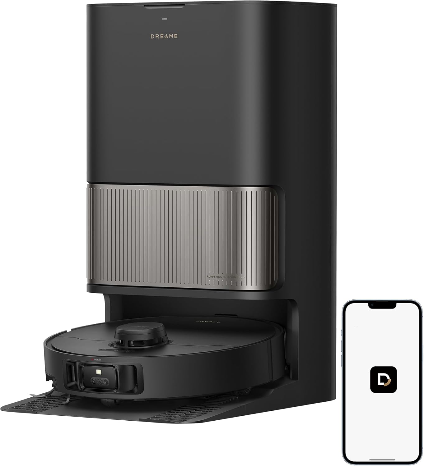 dreame L40s Pro Ultra Saugroboter, selbstreinigende Wischmopps, 19.000 Pa Saugkraft, 100% Detangling DuoBrush, ausfahrbare Wischmopps, Hindernisvermeidung für mehr als 180 Objekte, Sprachsteuerung