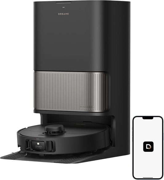 dreame L40s Pro Ultra Saugroboter, selbstreinigende Wischmopps, 19.000 Pa Saugkraft, 100% Detangling DuoBrush, ausfahrbare Wischmopps, Hindernisvermeidung für mehr als 180 Objekte, Sprachsteuerung