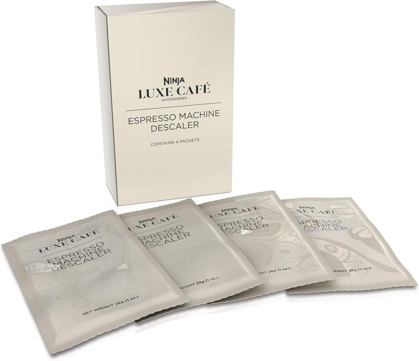 Ninja Luxe Premier 3-in-1-Kaffeemaschine mit Mahlwerk und Aufschäumer für Latte, Cappuccino, Cold Brew & Espresso, einfache Handhabung, 4 Voreinstellungen zum Aufschäumen, Silber, ES601EU