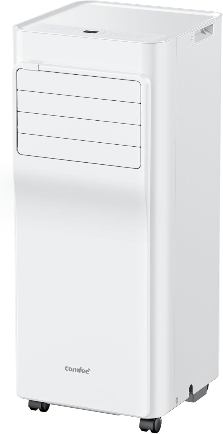 Comfee Mobiles Klimagerät Breezy Cool Pro 2.0,7000 BTU 2,0kW, Kühlen&Ventilieren&Entfeuchten,APP-Steuerung,Raumgröße bis 68m³(25㎡)，Mobile Klimaanlage mit Abluftschlauch,