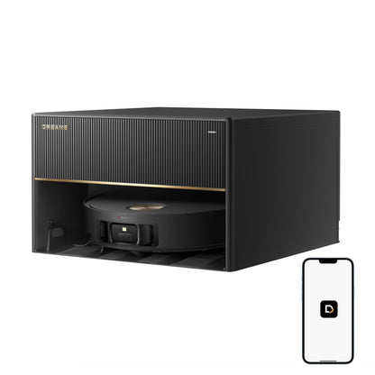 dreame X50 Ultra Complete Saugroboter mit Wischfunktion,20.000Pa Saugkraft,6 cm Hindernisfreiheit, mit Wischfunktion&Hebarem Wischmopp,KI-Hindernisvermeidung und 360° Navigation