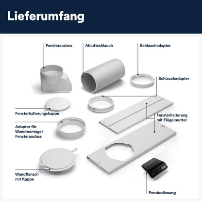 De'Longhi Pinguino PAC EX130 CST WiFi Mobiles Klimagerät mit Abluftschlauch, Klimaanlage für Räume bis bis 120m³, Luftentfeuchter, Ventilationsfunktion, 24h-Timer, Energieeffizienzklasse A, Weiß