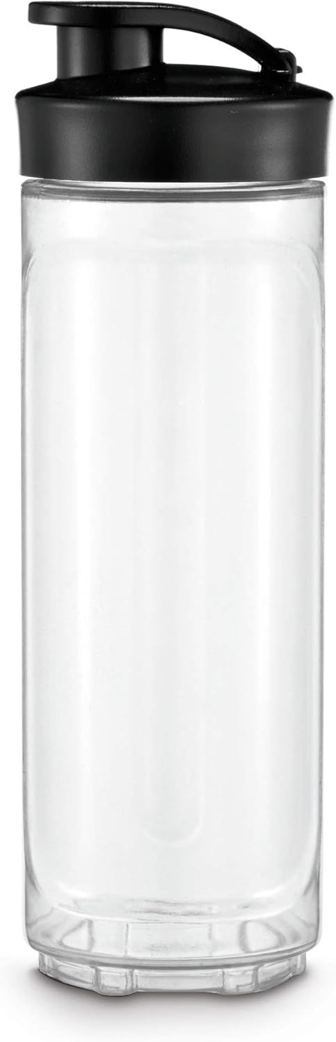 WMF Kult X Mix & Go Mini Smoothie Maker, Standmixer, Blender elektrisch, Shake Mixer 300 Watt Leistung, Tritan-Kunststoff Flasche 600ml, auslaufsicherer Schraubdeckel, rutschfeste Füße, Silber/Schwarz