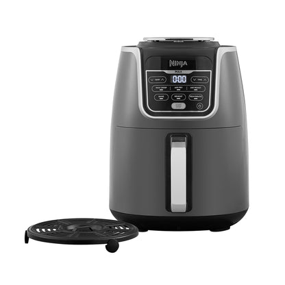 Ninja Foodi Dual Zone Digitale Heißluftfritteuse, 7,6L Airfryer, 2 Fächer, Antihaftbeschichtung, spülmaschinenfeste Körbe, 6-in-1, 4-6 Portionen, Schwarz AF300EU