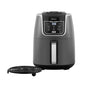 Ninja Foodi Dual Zone Digitale Heißluftfritteuse, 7,6L Airfryer, 2 Fächer, Antihaftbeschichtung, spülmaschinenfeste Körbe, 6-in-1, 4-6 Portionen, Schwarz AF300EU