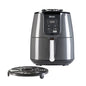 Ninja Foodi Dual Zone Digitale Heißluftfritteuse, 7,6L Airfryer, 2 Fächer, Antihaftbeschichtung, spülmaschinenfeste Körbe, 6-in-1, 4-6 Portionen, Schwarz AF300EU