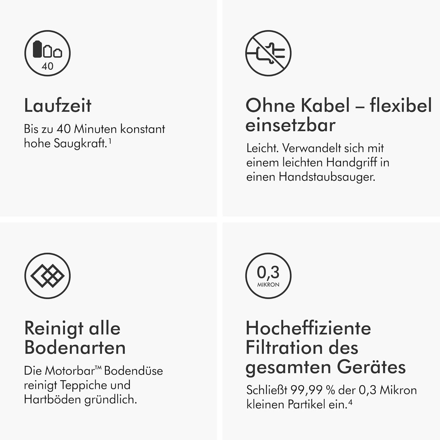 Dyson V8™ Advanced kabelloser Staubsauger (Silber/Nickel)