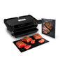 Tefal OptiGrill Elite XL Kontaktgrill, 16 Programme, Digitales Display mit Garstufenanzeige, abnehmbare XL-Platten, Grillboost-Funktion, intuitive Bedienung, Elektrogrill, Edelstahl, GC760D12
