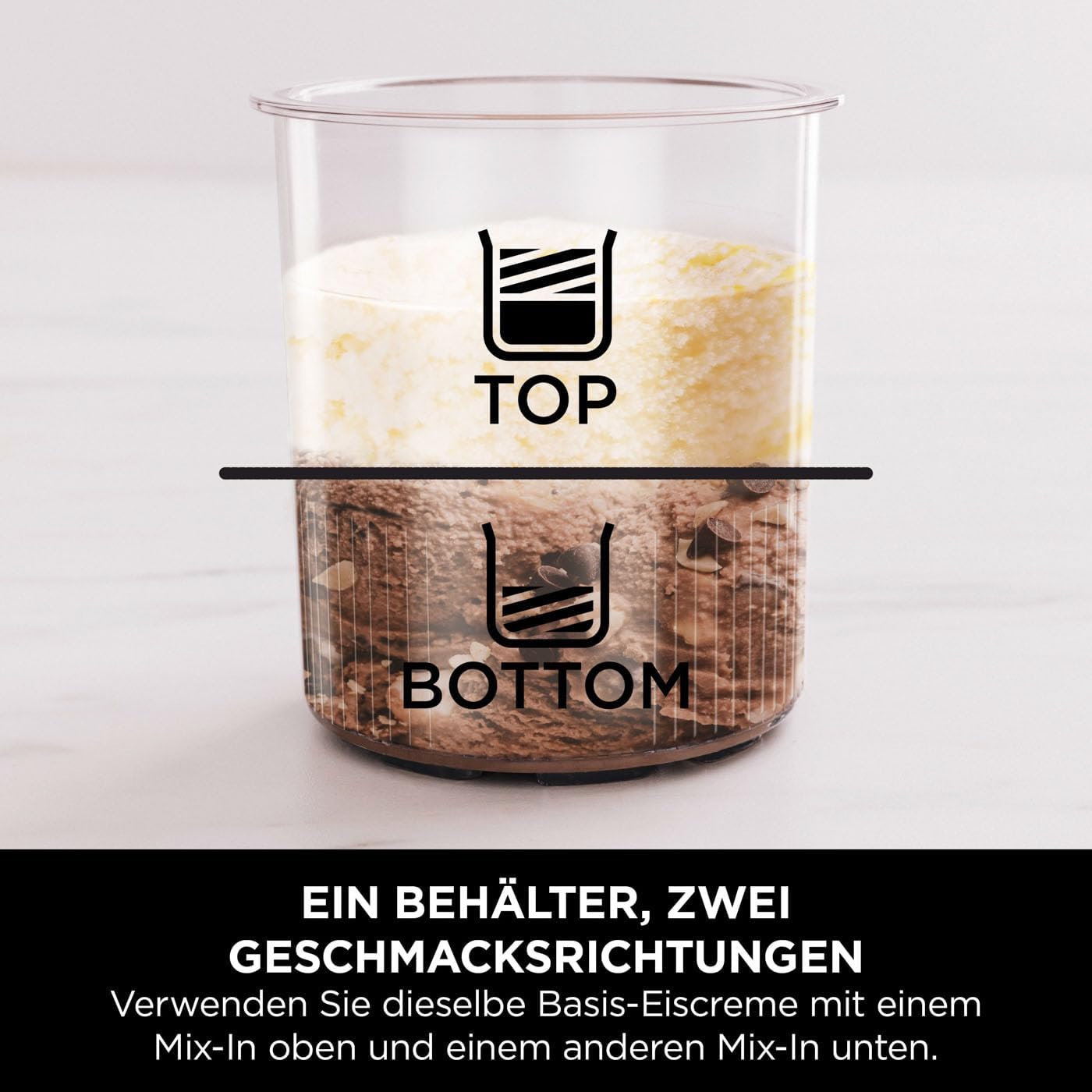 Ninja CREAMi Deluxe Eis-und Eisgetränkmaschine mit 3 Bechern, 10 Funktionen, macht Eiscreme, Gelato, Sorbet, Frozen Yoghurt, Milchshakes, Slushi & mehr, 2-in-1 Geschmacksoption, Silber, NC501EU