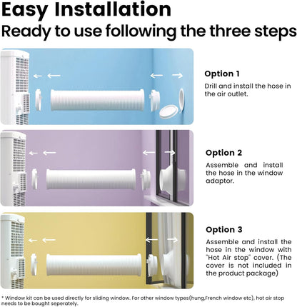 Comfee Mobiles Klimagerät Breezy Cool Pro 2.6,9000 BTU 2,6kW, Kühlen&Ventilieren&Entfeuchten,APP-Steuerung,Raumgröße bis 88m³(33㎡),Mobile Klimaanlage mit Abluftschlauch [Energieklasse A]
