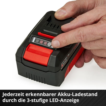 Original Einhell Akku PXC-Twinpack 4,0 Ah Power X-Change (Li-Ion, 18 V, 2x 4,0 Ah, für alle PXC-Geräte geeignet, proaktives Batteriemanagement, situativ angepasste Ladezyklen)