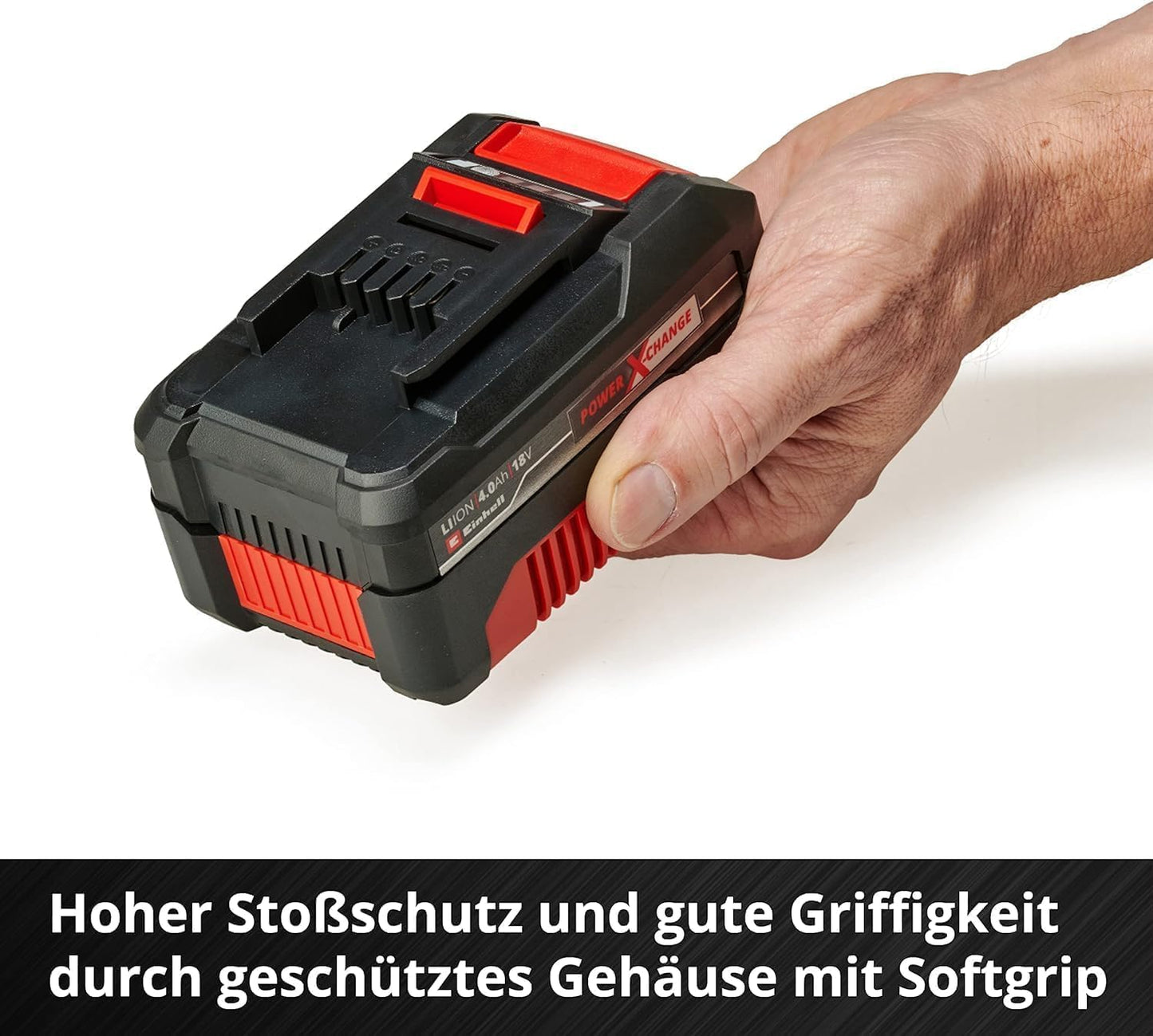 Original Einhell Starter Kit 4,0 Ah Akku und Ladegerät Power X-Change (Li-Ion, 18 V, 75 min Ladezeit, passend für alle Power X-Change Geräte) 1er Pack