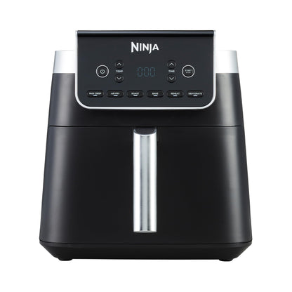 Ninja Foodi Dual Zone Digitale Heißluftfritteuse, 7,6L Airfryer, 2 Fächer, Antihaftbeschichtung, spülmaschinenfeste Körbe, 6-in-1, 4-6 Portionen, Schwarz AF300EU