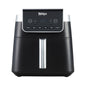 Ninja Foodi Dual Zone Digitale Heißluftfritteuse, 7,6L Airfryer, 2 Fächer, Antihaftbeschichtung, spülmaschinenfeste Körbe, 6-in-1, 4-6 Portionen, Schwarz AF300EU