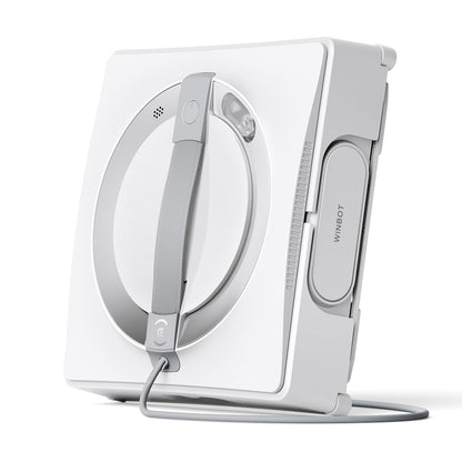 ECOVACS WINBOT MINI Fensterputzroboter, kompaktes Design, Doppel-Düsen mit Ultraschall-Zerstäubung, 9-Stufen-Schutzsystem, intelligente Pfadplanung, 4 Reinigungsmodi, Anti-Rutsch-System, Weiß
