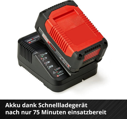Original Einhell Starter Kit 4,0 Ah Akku und Ladegerät Power X-Change (Li-Ion, 18 V, 75 min Ladezeit, passend für alle Power X-Change Geräte) 1er Pack