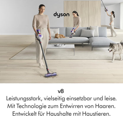 Dyson V8™ Advanced kabelloser Staubsauger (Silber/Nickel)