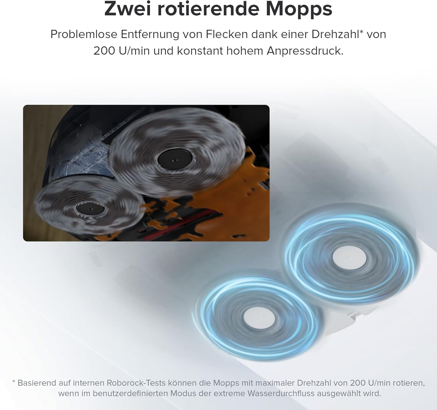 roborock Qrevo Pro Saugroboter mit Wischfunktion&Hebarem Wischmopp, FlexiArm Design Kantenreinigung, 7.000 Pa, 60 °C Heißwasser-Moppwäsche, Individuelle Teppichstrategie(Schwarz)