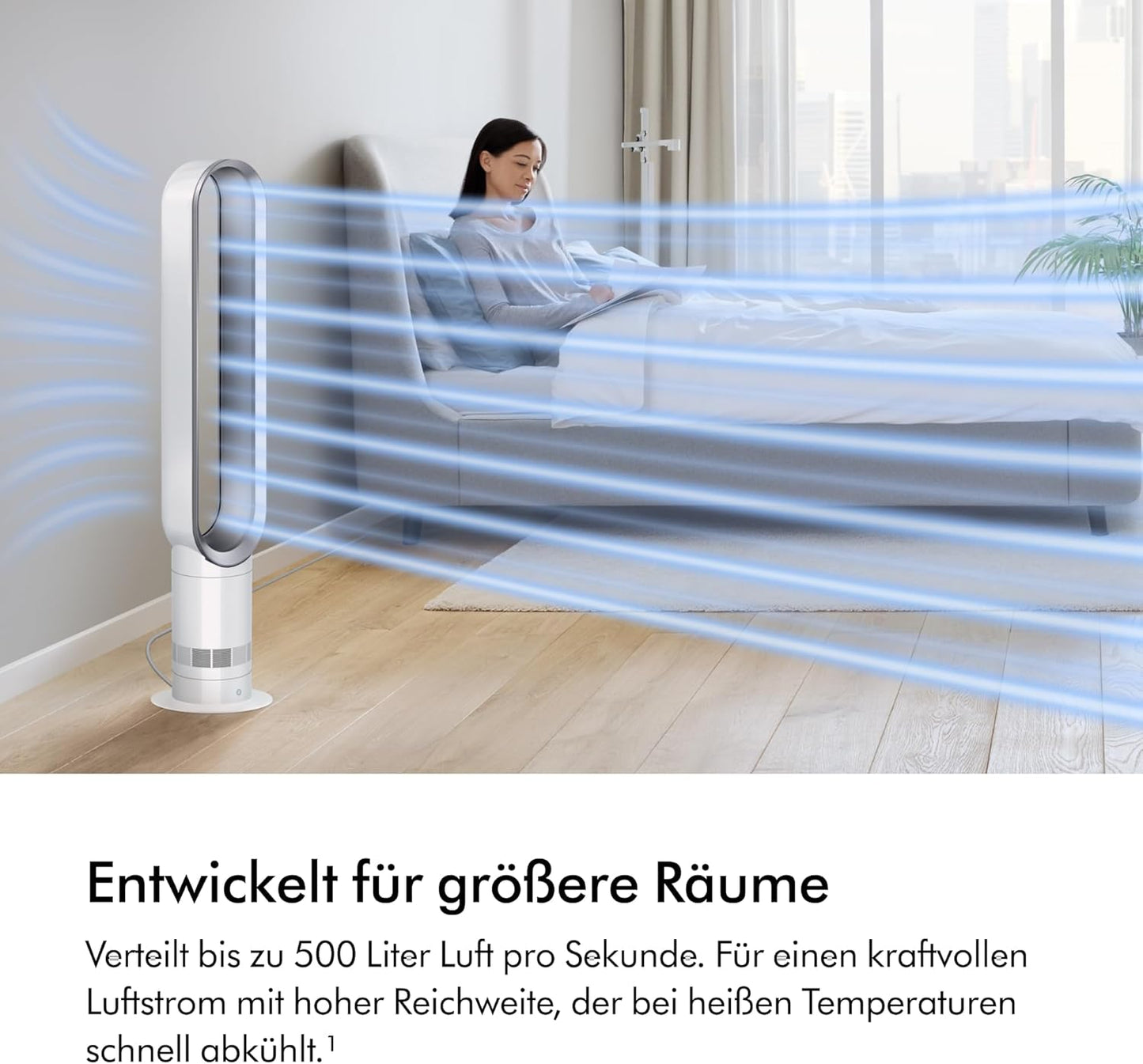 Dyson AM07 Air Multiplier Tower Fan, White