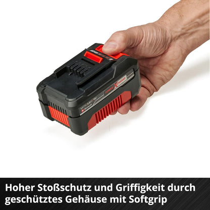 Original Einhell Akku PXC-Twinpack 4,0 Ah Power X-Change (Li-Ion, 18 V, 2x 4,0 Ah, für alle PXC-Geräte geeignet, proaktives Batteriemanagement, situativ angepasste Ladezyklen)