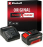 Original Einhell Starter Kit 4,0 Ah Akku und Ladegerät Power X-Change (Li-Ion, 18 V, 75 min Ladezeit, passend für alle Power X-Change Geräte) 1er Pack