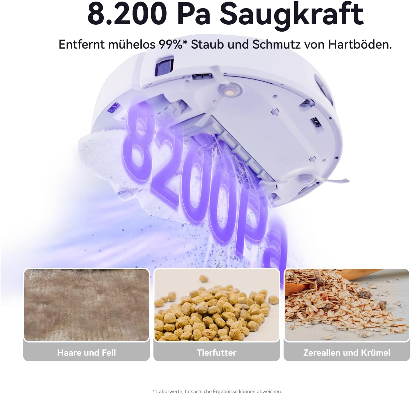 NARWAL Freo X Ultra Saugroboter mit Wischfunktion, Wischroboter Selbstreinigend mit 8.200 Pa Saugkraft, All-in-One-Station, Verwicklungsfrei, DirtSense, 3D-Strukturlicht, Staubaufbewahrung