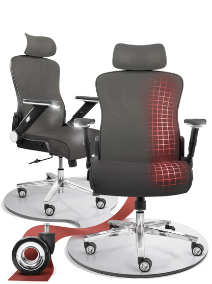 CLOUVOU CleverSeat Bürostuhl Ergonomisch [TESTSIEGER] Schreibtischstuhl 100% individuell einstellbar | Büro Stuhl & Gaming Stuhl | Computerstuhl Home Office Chair Ergonomic | Drehstuhl 150 kg