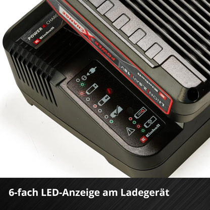 Original Einhell Starter Kit 4,0 Ah Akku und Ladegerät Power X-Change (Li-Ion, 18 V, 75 min Ladezeit, passend für alle Power X-Change Geräte) 1er Pack