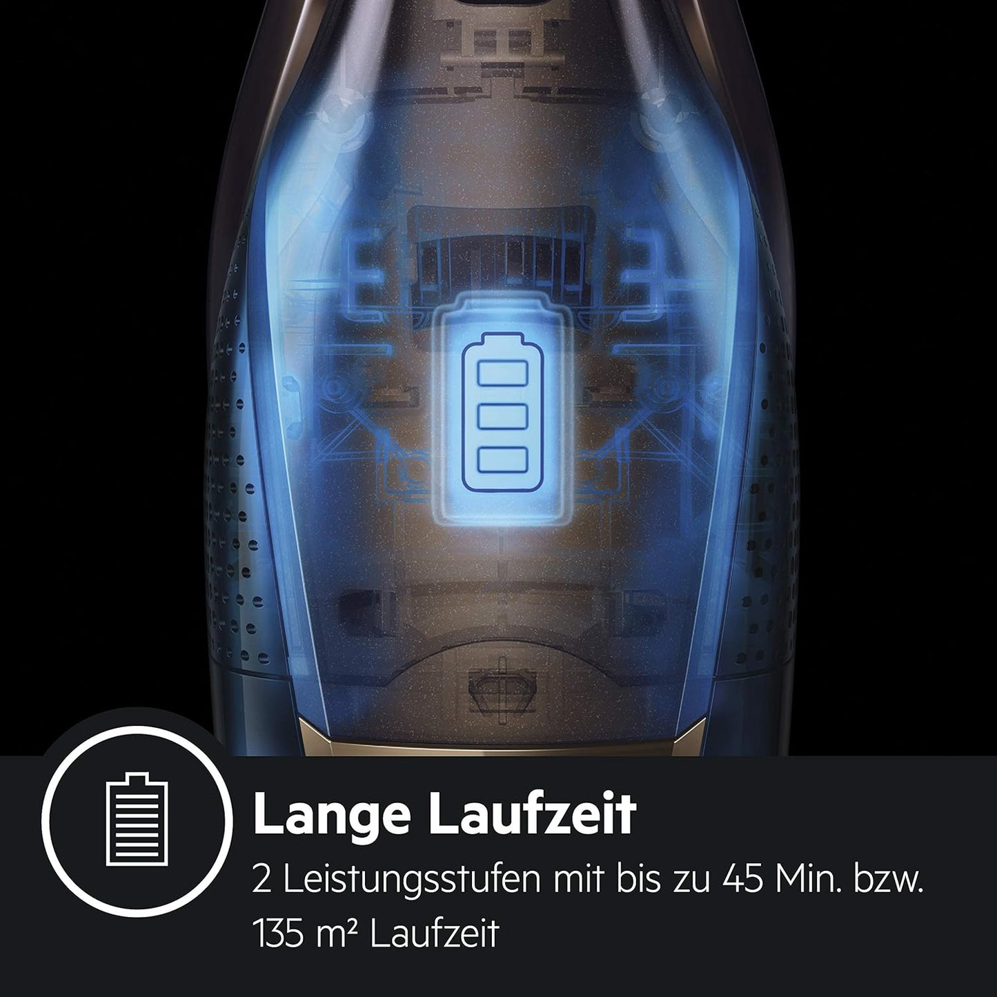 AEG Ergorapido 2in1 Akku Staubsauger, Beutellos, inkl. Tierhaardüse, bis zu 45 Min. Laufzeit, Freistehend, 180° Drehgelenk, Bürstenreinigungsfunktion, LED-Frontlichter, Rot, CX7-2-45AN