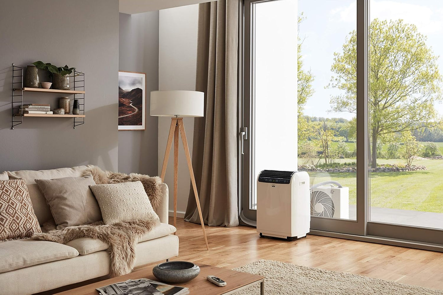 REMKO RKL 495 DC - lokales Raumklimagerät - Split-Ausführung, für ca. 120m³, Kühlleistung 4,3 Kw, incl. Fernbedienung